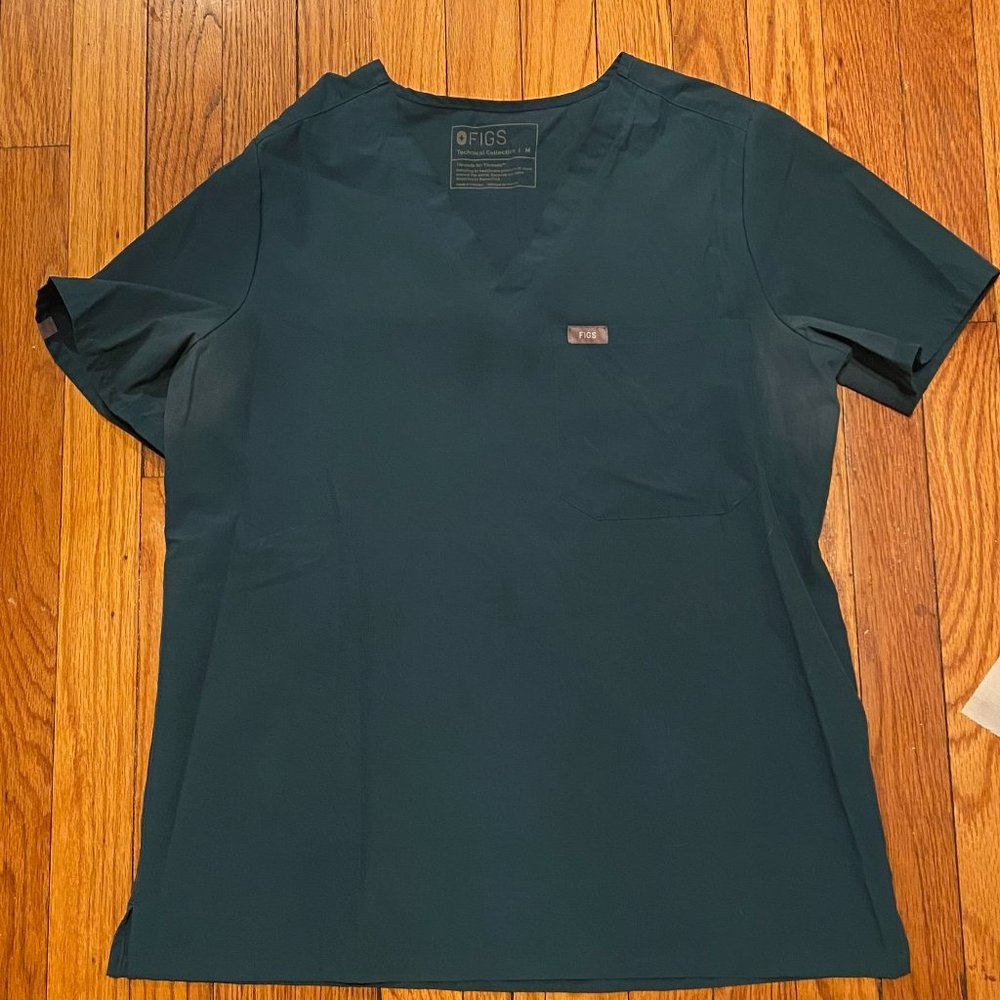 Figs Caribbean Blue FIONLITE Medium Scrub Set